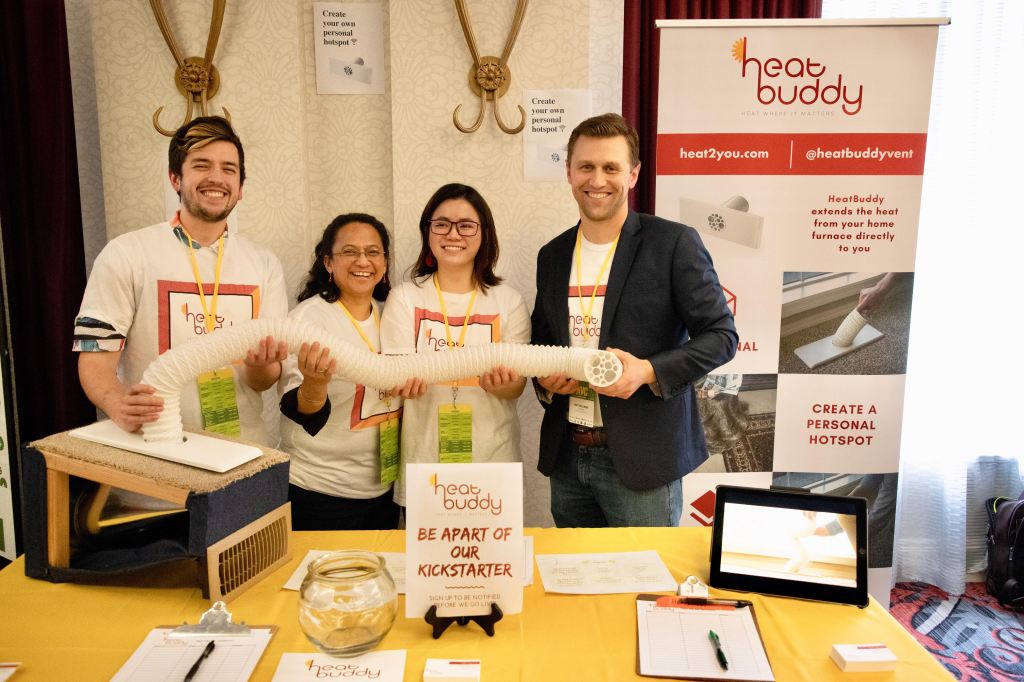 PSU Graduate School of Business students and founders of HeatBuddy at NVC