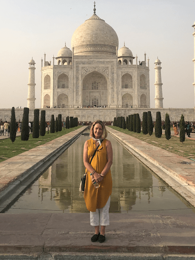 PSU Senior Instructor Maureen O’Connor in India.